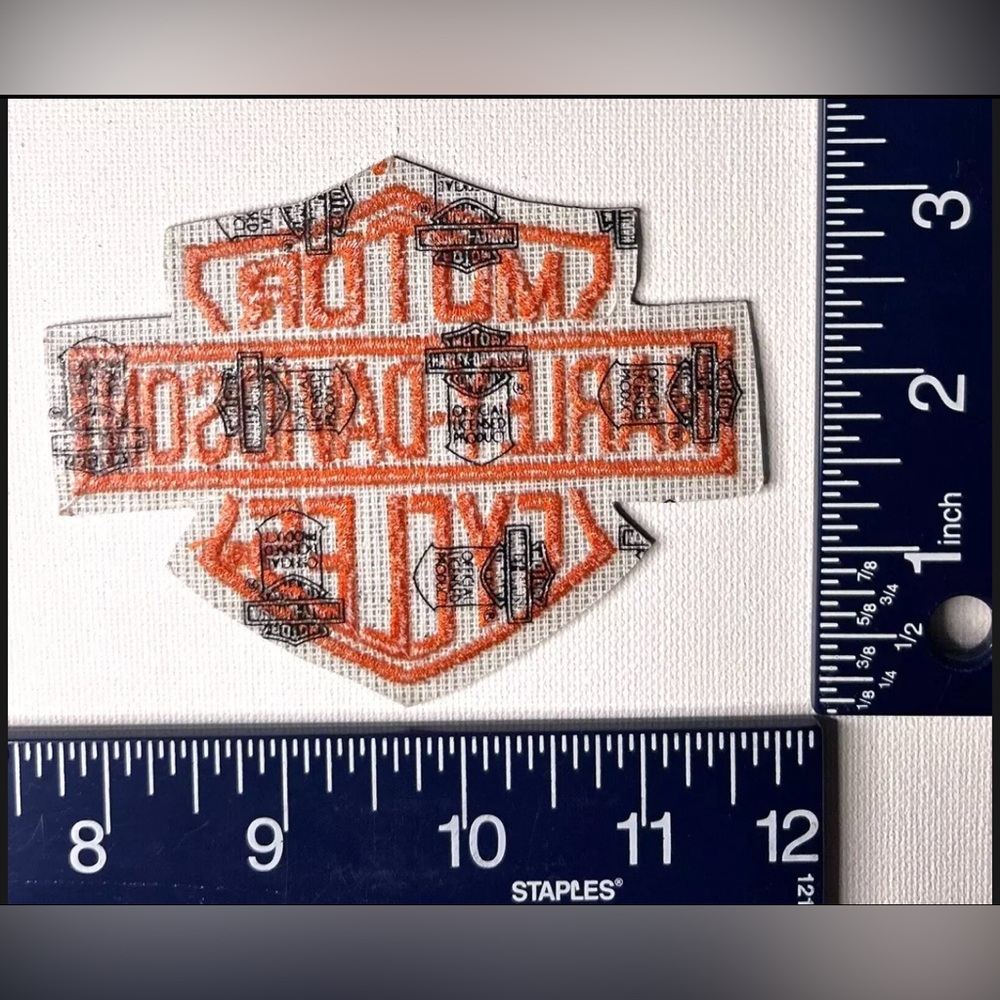Authentic Vintage Harley-Davidson Patch Emblem Or… - image 2